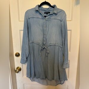 Blue Allsaints Sanko Denium dress size 8